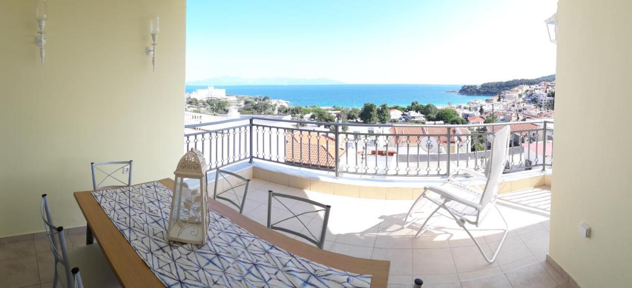 Great Sea View Apartment Kavala Exteriér fotografie