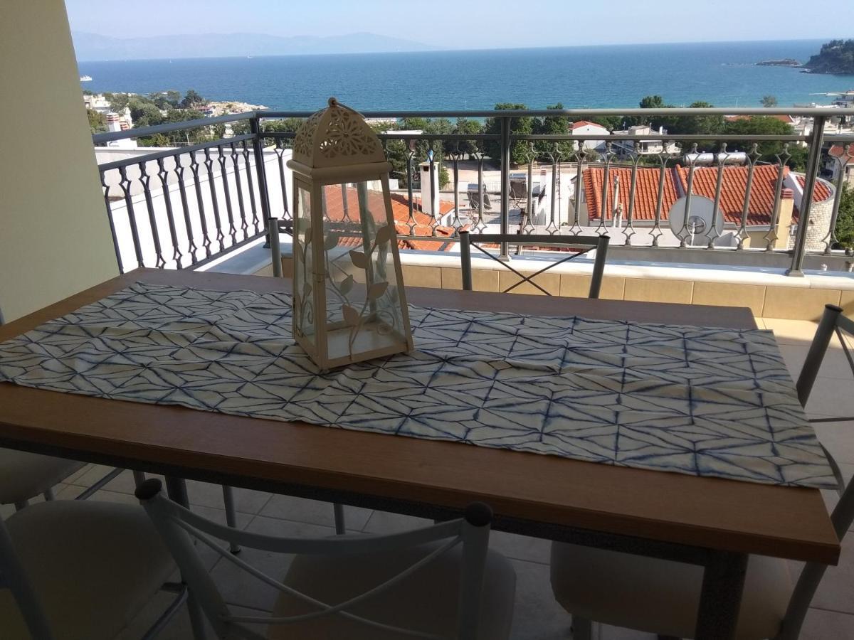 Great Sea View Apartment Kavala Exteriér fotografie
